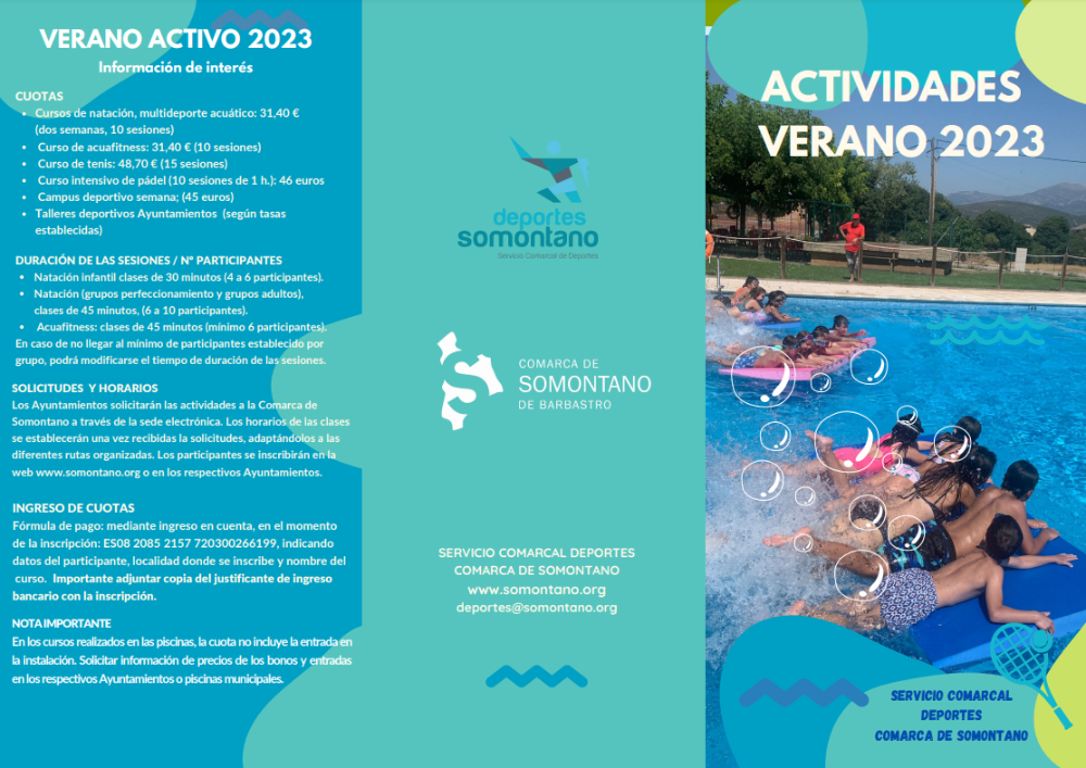 Imagen Abiertas las inscripciones para las actividades deportivas verano 2023 