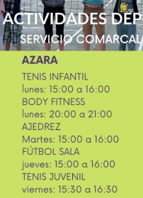 Imagen Azara disfutará de cinco actividades deportivas este curso