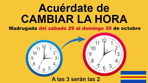 Imagen Cambio de horario