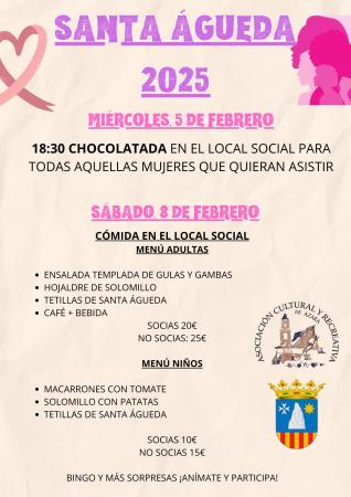 Imagen Azara celebrará Santa Águeda durante dos días