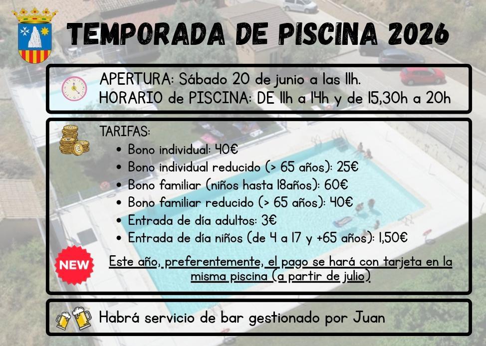 Imagen Abiertas las piscinas de Azara