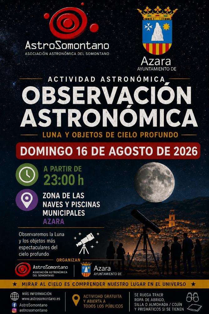 Imagen Observación astronómica en Azara